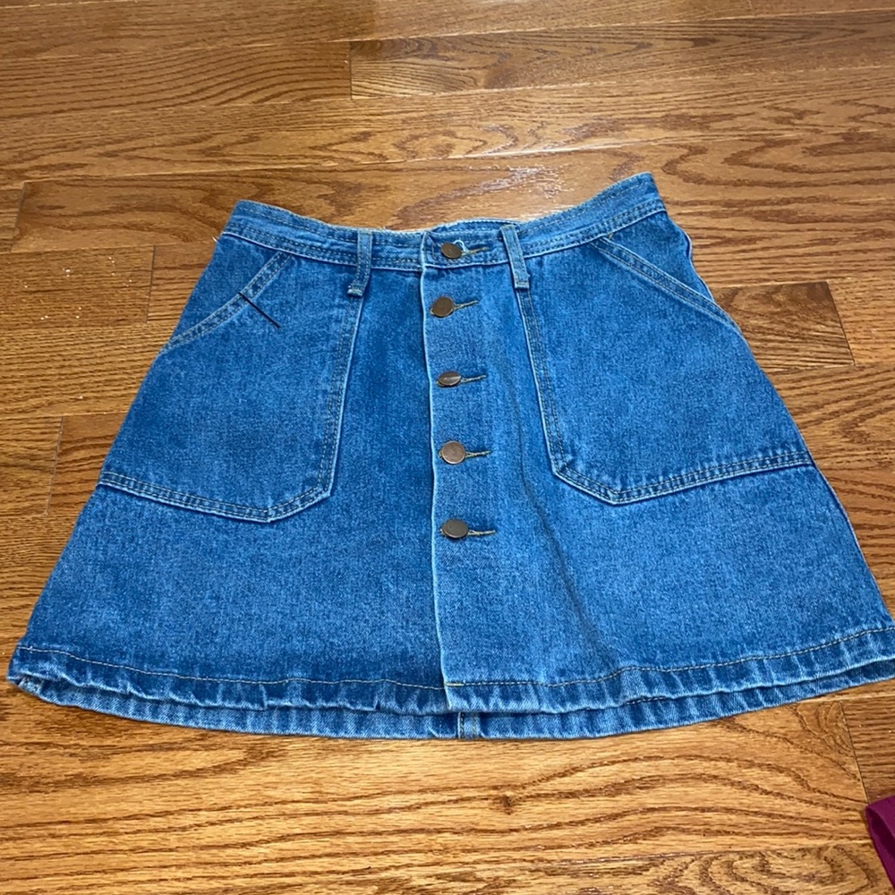New Denim A-line Skirt. Nice good quality denim.